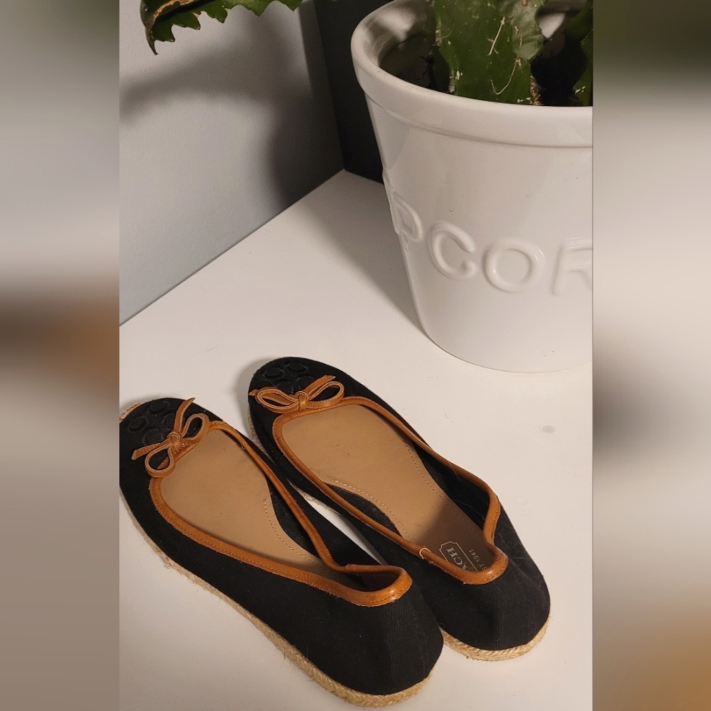 Coach espadrilles. Size 6.